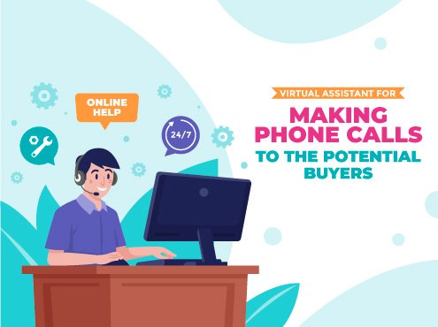Virtual assistant for making phone calls to the potential