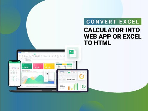 Convert Excel calculator into Web app or excel