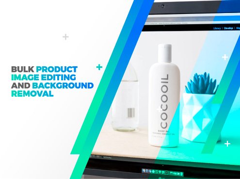Bulk product image editing and background removal