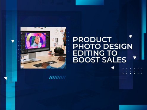 Product photo design editing