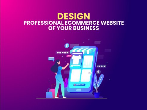 Design a professional Ecommerce Website