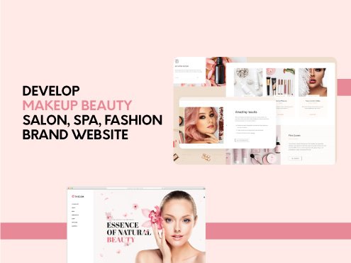 Develop makeup beauty salon