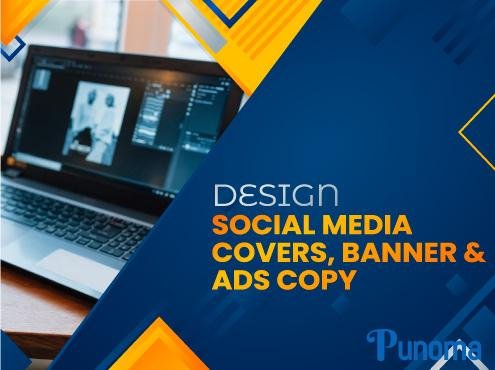 Design social media covers, Banner & Ads