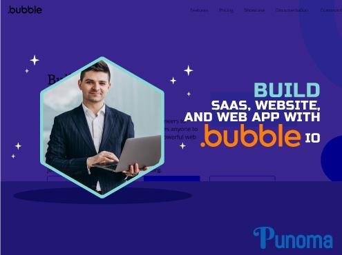 website, and web app with bubble io developer