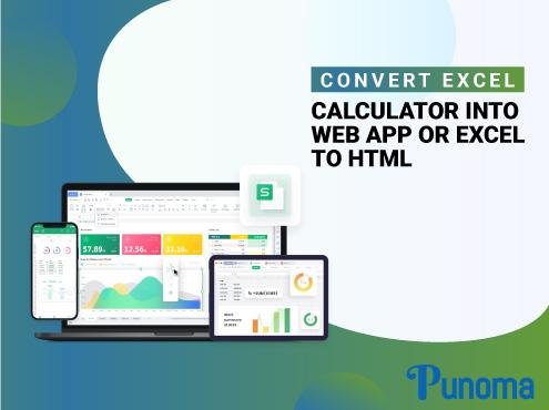 Convert Excel calculator into Web app or excel