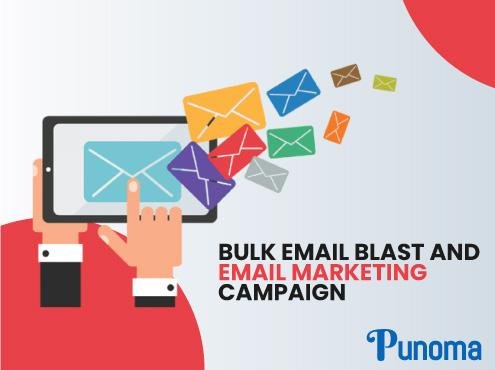 Bulk email blast and email marketing