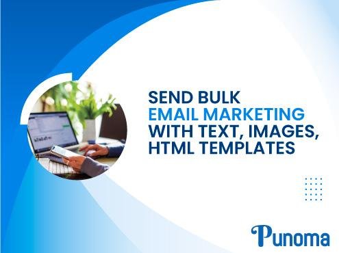 Send bulk email marketing images, html templates