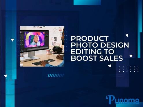 Product photo design editing